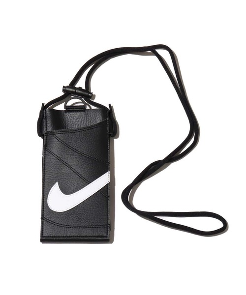 NIKE(ナイキ)の「NIKE/ナイキ プレミアム フォーンクロスボディー ショルダーポーチ 秋 秋服 2026年秋冬(ショルダーバッグ・メンズ・ブラック・FREE)」の4枚目の写真