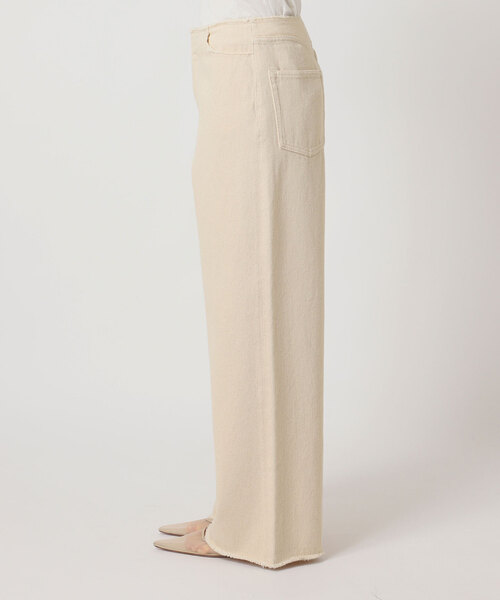 plage（プラージュ）の「Ecru cotton パンツ（デニムパンツ・レディース・アイボリー・34/36/38）」の19枚目の写真