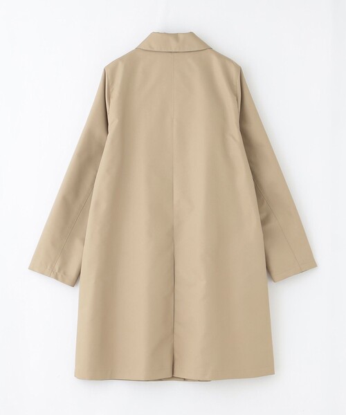 MACKINTOSH PHILOSOPHY（ﾏｯｷﾝﾄｯｼｭ ﾌｨﾛｿﾌｨｰ）の「【WEB&一部店舗限定】インバーテッドステンカラーコート ダブルクロス製（トレンチコート・レディース・ダークネイビー/ベージュ・36/38）」の3枚目の写真