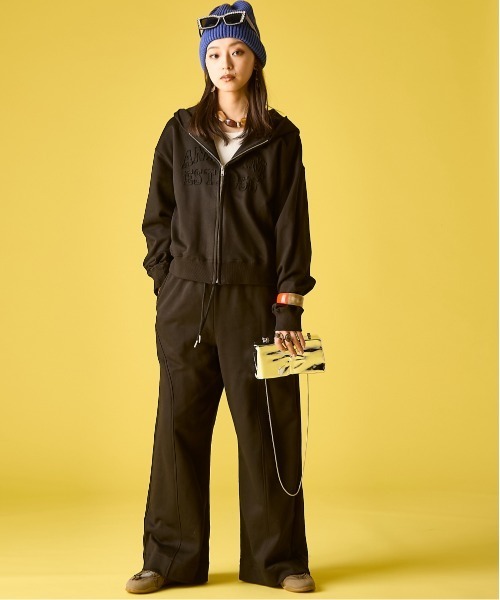 GEVS.(ジェイヴィス)の「ジップアップパーカー<大きいサイズ有>GEVS.(パーカー・レディース・ブラック/グレー・M/L/LL/3L/4L/5L)」の7枚目の写真