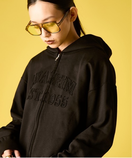 GEVS.(ジェイヴィス)の「ジップアップパーカー<大きいサイズ有>GEVS.(パーカー・レディース・ブラック/グレー・M/L/LL/3L/4L/5L)」の19枚目の写真