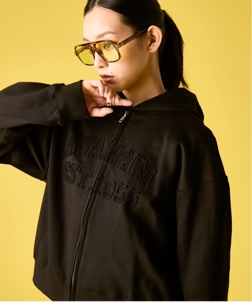 GEVS.(ジェイヴィス)の「ジップアップパーカー<大きいサイズ有>GEVS.(パーカー・レディース・ブラック/グレー・M/L/LL/3L/4L/5L)」の20枚目の写真