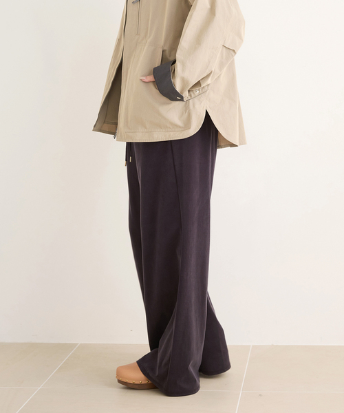 IENA LA BOUCLE（イエナラブークル）の「IENA LA BOUCLE Cupra mix イージーパンツ（その他パンツ・レディース・ブラック/ベージュ/ブラウン・40/38/36/34）」の21枚目の写真