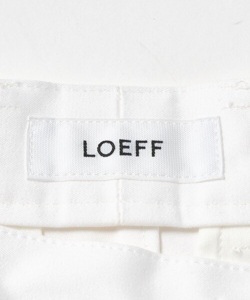 LOEFF(ロエフ)の「<LOEFF>コットン ツイル パンツ(その他パンツ・レディース・ホワイト・0/1)」の13枚目の写真