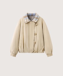 les fees love filles（レフェラブフィユ）の「Faux Fur Docking Collar Down Jacket（その他アウター）」