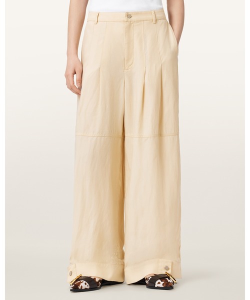 ALLSAINTS(オールセインツ)の「SHERELL BARREL LEG TROUSERS | SHERELL バレル レッグ トラウザー(その他パンツ・レディース・ホワイト系・4/6/8/10)」の2枚目の写真