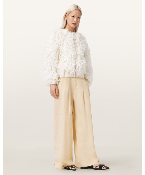 ALLSAINTS(オールセインツ)の「SHERELL BARREL LEG TROUSERS | SHERELL バレル レッグ トラウザー(その他パンツ・レディース・ホワイト系・4/6/8/10)」の4枚目の写真