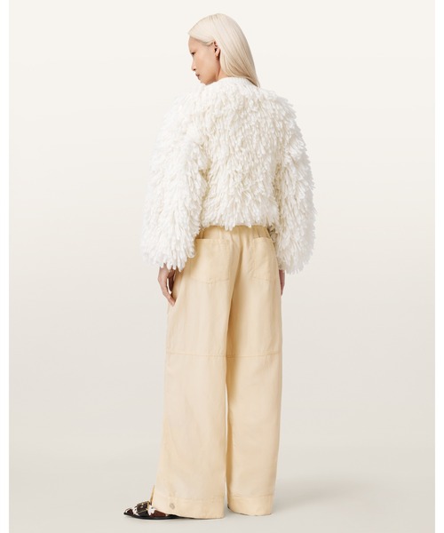 ALLSAINTS(オールセインツ)の「SHERELL BARREL LEG TROUSERS | SHERELL バレル レッグ トラウザー(その他パンツ・レディース・ホワイト系・4/6/8/10)」の6枚目の写真