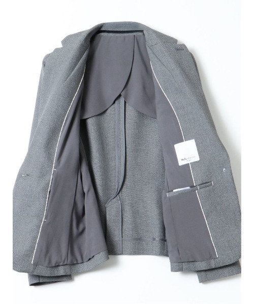 m.f.editorial(エムエフエディトリアル)の「【ストレッチ ウォッシャブル イージーケア】m.f.エディトリアル レディース 1ボタン ジャケット + テーパード パンツ ビジネス セットアップ スーツ グレー(スーツセット・レディース・グレー・LARGE/X-LARGE/S/MEDIUM)」の17枚目の写真