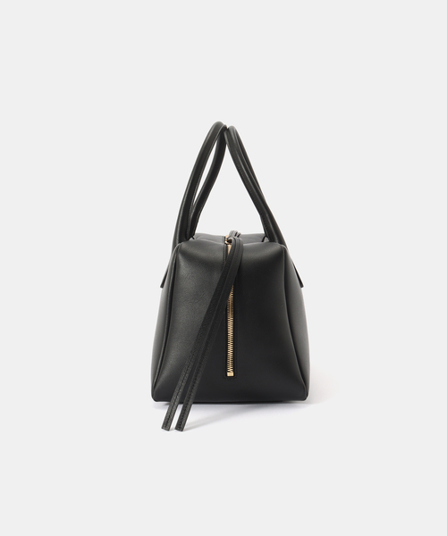 FRENZLAUER(フランツロアー)の「FRENZLAUER/フランツロアー Bowling Bag Medium(ボストンバッグ・レディース・ベージュ系その他/ブラック・FREE)」の3枚目の写真