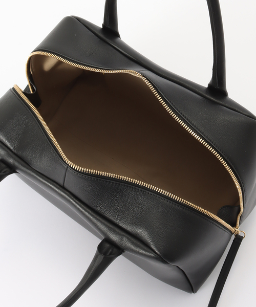 FRENZLAUER(フランツロアー)の「FRENZLAUER/フランツロアー Bowling Bag Medium(ボストンバッグ・レディース・ベージュ系その他/ブラック・FREE)」の6枚目の写真