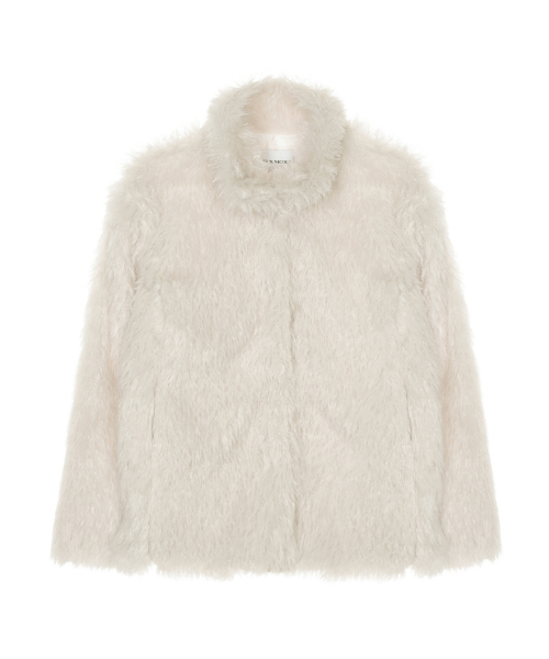 NICK&NICOLE(ニックアンドニコール)の「SOFT SHAGGY FUR JACKET_IVORY(ムートンコート・レディース・その他・FREE)」の4枚目の写真