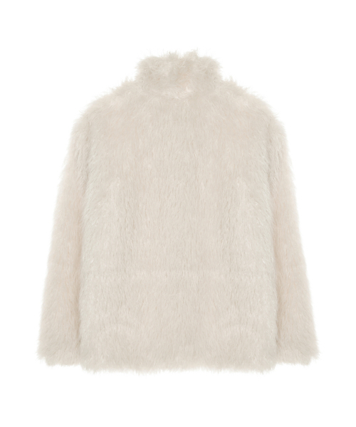 NICK&NICOLE(ニックアンドニコール)の「SOFT SHAGGY FUR JACKET_IVORY(ムートンコート・レディース・その他・FREE)」の5枚目の写真