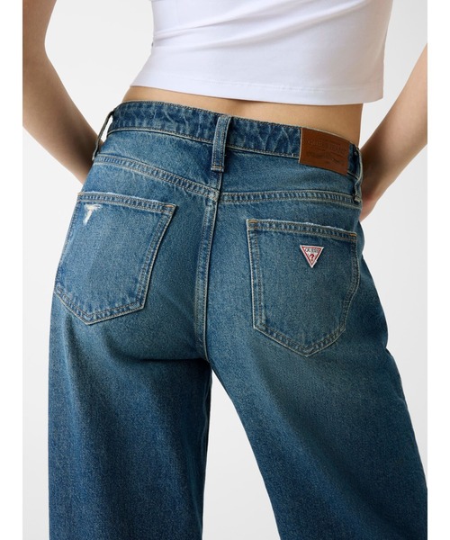 GUESS JEANS(ゲスジーンズ)の「GUESS JEANS G11 Wide Leg デニムパンツ(デニムパンツ・レディース・インディゴブルー・24inch/26inch/28inch/27inch/25inch)」の3枚目の写真