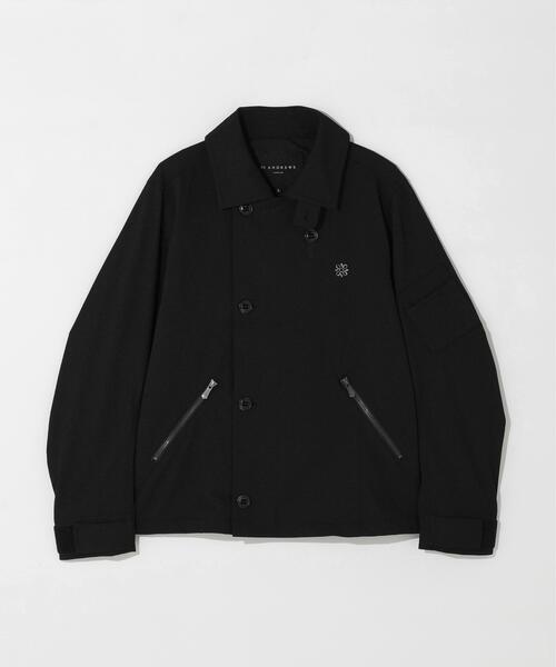St ANDREWS（セントアンドリュース）の「【St ANDREWS】幾何学ジャガードブルゾン (MENS)（ブルゾン・メンズ・ブラック/ホワイト・M/L/LL）」の3枚目の写真