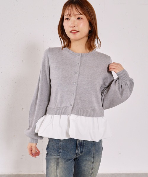 archives（アルシーヴ）の「【アンチピリンク】ドッキングバルーンニットカーディガン（ニット/セーター・レディース・アイボリー/グレー/ネイビー/ピンク・MEDIUM）」の21枚目の写真