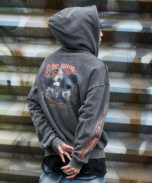 WEGO（ウィゴー）の「WEGO/【26年春夏新作】ブリーチグラフィックZIPパーカー（パーカー・メンズ・その他1/その他2/その他3・MEDIUM/LARGE）」の12枚目の写真