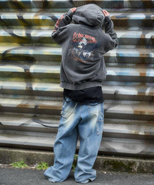 WEGO（ウィゴー）の「WEGO/【26年春夏新作】ブリーチグラフィックZIPパーカー（パーカー・メンズ・その他1/その他2/その他3・MEDIUM/LARGE）」の13枚目の写真