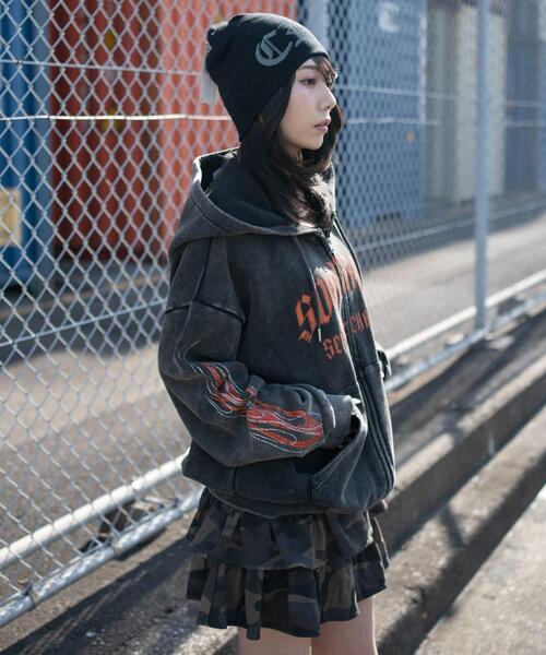 WEGO（ウィゴー）の「WEGO/【26年春夏新作】ブリーチグラフィックZIPパーカー（パーカー・メンズ・その他1/その他2/その他3・MEDIUM/LARGE）」の16枚目の写真