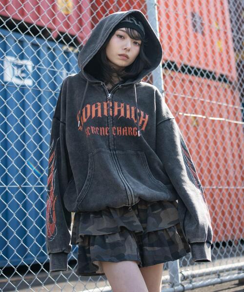 WEGO（ウィゴー）の「WEGO/【26年春夏新作】ブリーチグラフィックZIPパーカー（パーカー・メンズ・その他1/その他2/その他3・MEDIUM/LARGE）」の17枚目の写真