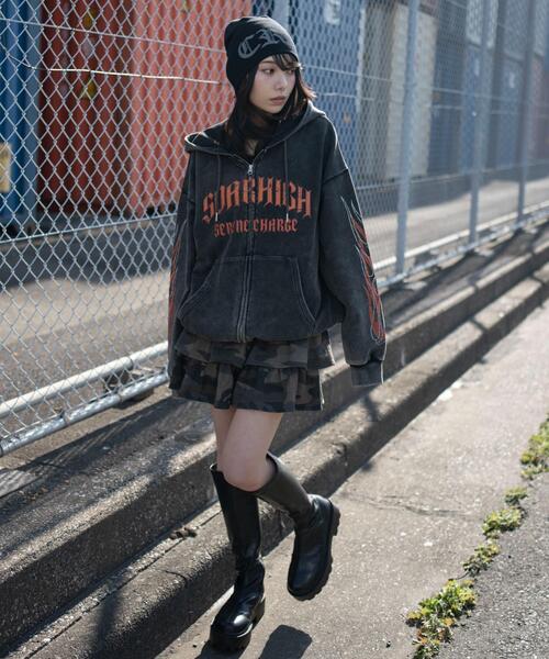 WEGO（ウィゴー）の「WEGO/【26年春夏新作】ブリーチグラフィックZIPパーカー（パーカー・メンズ・その他1/その他2/その他3・MEDIUM/LARGE）」の20枚目の写真