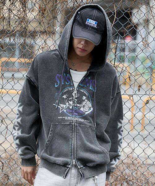 WEGO（ウィゴー）の「WEGO/【26年春夏新作】ブリーチグラフィックZIPパーカー（パーカー・メンズ・その他1/その他2/その他3・MEDIUM/LARGE）」の21枚目の写真