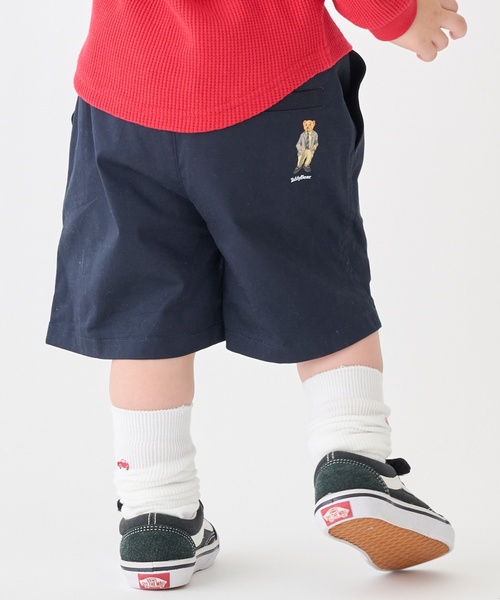 petit main（プティマイン）の「【TeddyBear】ハーフパンツ（その他パンツ・キッズ・ネイビー/ベージュ・120cm/90cm/100cm/80ｃｍ/110cm/130cm）」の6枚目の写真