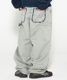 XTONZ（エクストーンズ）の「XP308 チェックカーペンターウォッシングコットンパンツ (ライトグレー)（その他パンツ）」