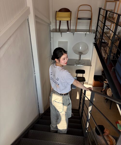 XTONZ(エクストーンズ)の「XP308 チェックカーペンターウォッシングコットンパンツ (ライトグレー)(その他パンツ・レディース・その他・SMALL/MEDIUM/LARGE)」の11枚目の写真