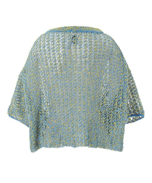 yuumiARIA（ユウミアリア）の「MESH KNIT（ニット/セーター・レディース・グレー/サックスブルー・FREE）」の9枚目の写真