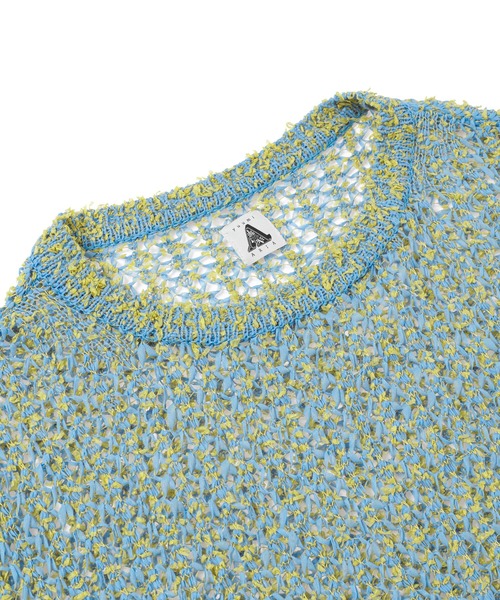 yuumiARIA（ユウミアリア）の「MESH KNIT（ニット/セーター・レディース・グレー/サックスブルー・FREE）」の12枚目の写真