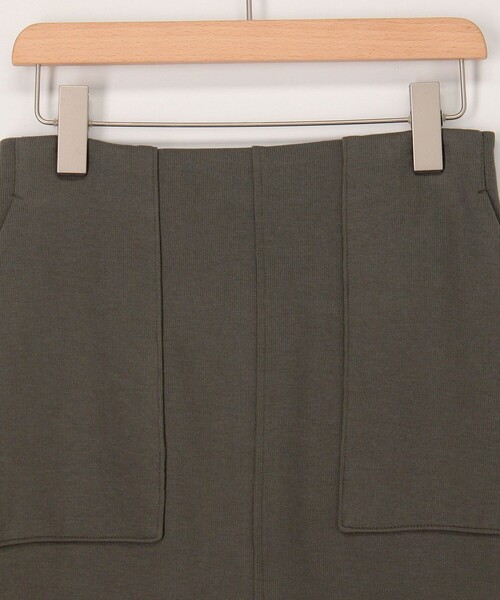 MICO COULIER（ミコクリエ）の「リブナロースカート（スカート・レディース・カーキ/ブラック・38/36）」の22枚目の写真