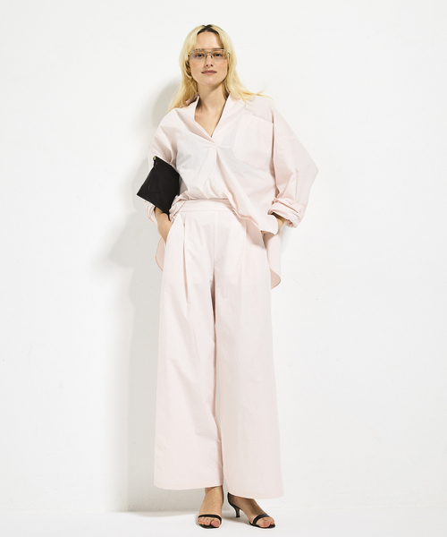 plage(プラージュ)の「relaxy slit シャツ(シャツ/ブラウス・レディース・ボルドー/チャコールグレー/バーガンディー・FREE)」の6枚目の写真