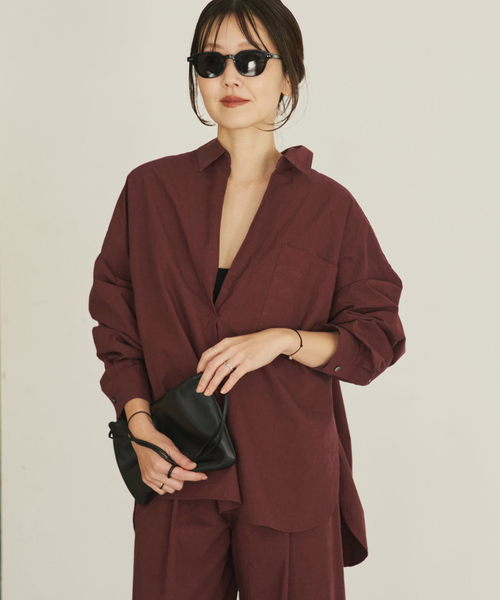 relaxy slit シャツ（シャツ/ブラウス）｜Plage（プラージュ）の