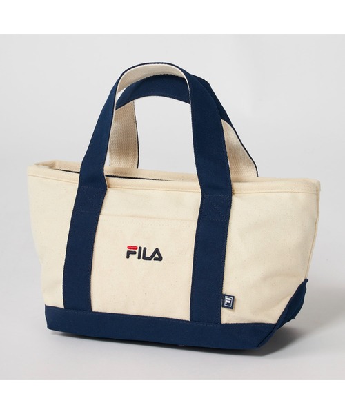FILA GOLF(フィラゴルフ )の「FILA GOLF フィラゴルフ ゴルフウェア キャンバストートバッグ(小) カートバッグ(トートバッグ・メンズ・ネイビー・FREE)」の1枚目の写真