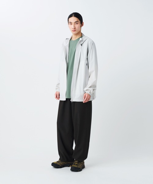 Snow Peak(スノーピーク)の「Snow Peak / Pertex Weatherproof Jacket パーテックス ウェザープルーフ ジャケット(テーラードジャケット・メンズ・アーミー/オフホワイト/ブラック・XL/S/M/L/1)」の6枚目の写真