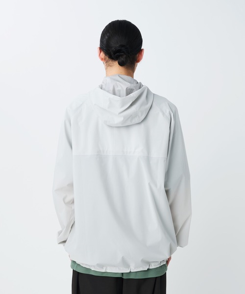 Snow Peak(スノーピーク)の「Snow Peak / Pertex Weatherproof Jacket パーテックス ウェザープルーフ ジャケット(テーラードジャケット・メンズ・アーミー/オフホワイト/ブラック・XL/S/M/L/1)」の8枚目の写真