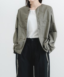 quadro（クオドロ）の「ビンテージタイプライターベースボールタイプポケシャツ（シャツ/ブラウス）」