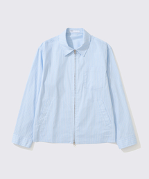 ADDSLOW（アドスロー）の「Stripe Shirt Jacket 2way [Sky Blue]（その他アウター）」