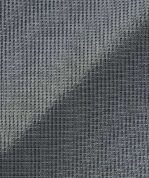 無印良品(ムジルシリョウヒン)の「紳士 UVカット乾きやすいワッフルヘンリーネック半袖Tシャツ(Tシャツ/カットソー・メンズ・ブラック/スモーキーグリーン系/オフホワイト/チャコールグレー・S/M/L/XL)」の14枚目の写真