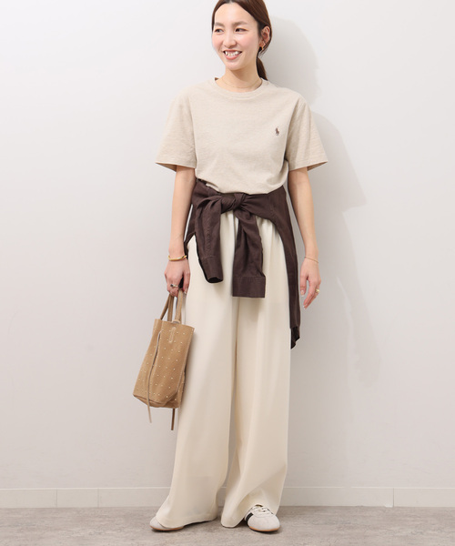 MARLON FIRENZE（マーロンフィレンツェ）の「【MARLON FIRENZE/マルロン】SHOPPER MINI STUDS SUEDE（トートバッグ・レディース・ベージュ・FREE）」の3枚目の写真