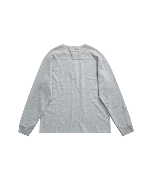 999HUMANITY(999ヒューマニティ)の「エブリデイ ヘンリーネック ロングスリーブTシャツ (ライトグレー)(Tシャツ/カットソー・レディース・その他・1(S)/2(M)/3(L))」の2枚目の写真