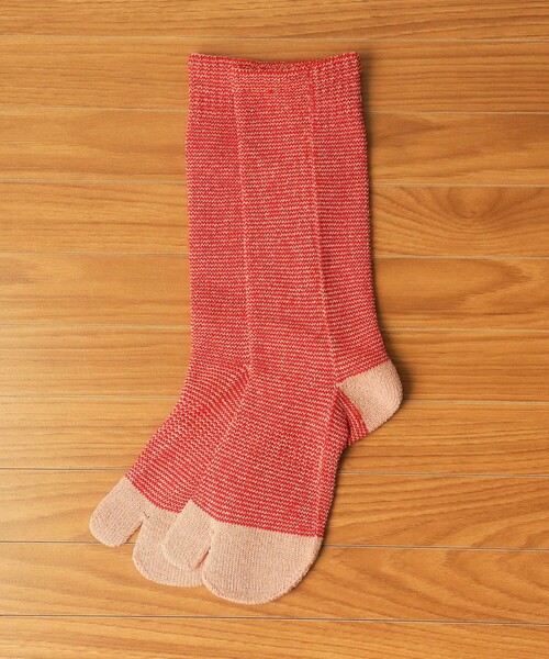 fennica（フェニカ）の「足袋 ソックス 23～25cm（ソックス/靴下・レディース・ブラック/レッド/イエロー/ロイヤルブルー・ONE SIZE）」の4枚目の写真