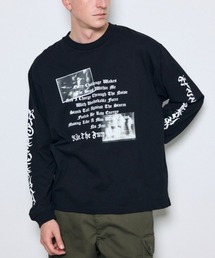 袖ロゴ長袖Tシャツ