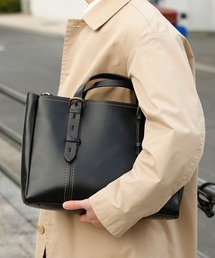 VitaFelice | 【姫路レザー】日本製ベルトハンドルビジネストートバッグ（M）(ビジネスバッグ)