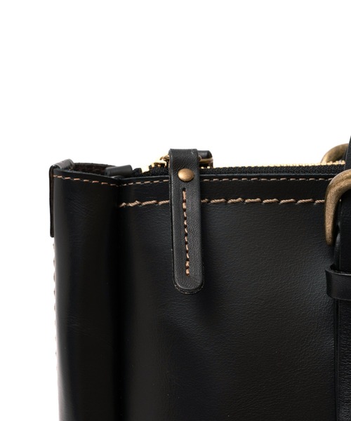 VitaFelice（ヴィータフェリーチェ）の「【姫路レザー】日本製ベルトハンドルビジネストートバッグ（M）（ビジネスバッグ・メンズ・ブラウン系/ブラック・FREE）」の17枚目の写真