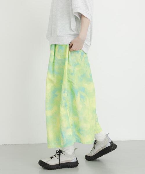 EKAL(エカル)の「『UR TECH』ナイロンタッサーワイドパンツ(その他パンツ・レディース・ネイビー/グリーン系その他/ライトブルー/グレー/ベージュ・ONE)」の9枚目の写真