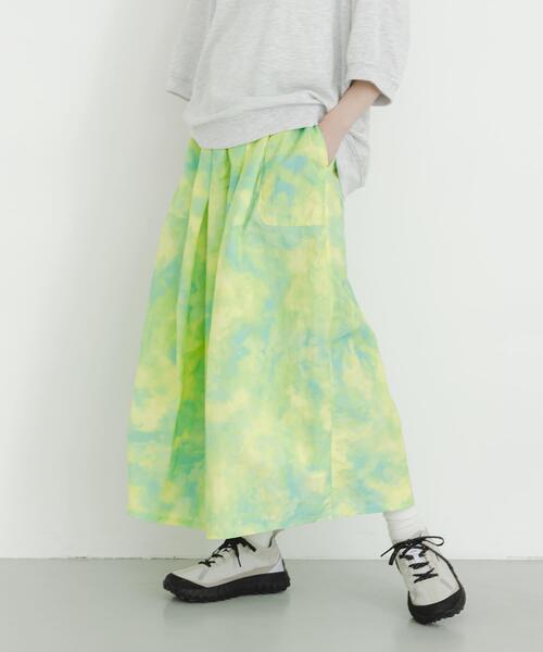 EKAL(エカル)の「『UR TECH』ナイロンタッサーワイドパンツ(その他パンツ・レディース・ネイビー/グリーン系その他/ライトブルー/グレー/ベージュ・ONE)」の10枚目の写真