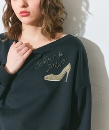 GRACE CLASS（グレースクラス）の「モチーフ刺繍スウェットトップ（Tシャツ/カットソー）」
