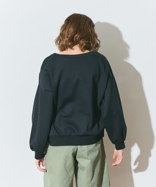 GRACE CLASS(グレースクラス)の「モチーフ刺繍スウェットトップ(Tシャツ/カットソー・レディース・ホワイト/ブラック・36)」の5枚目の写真